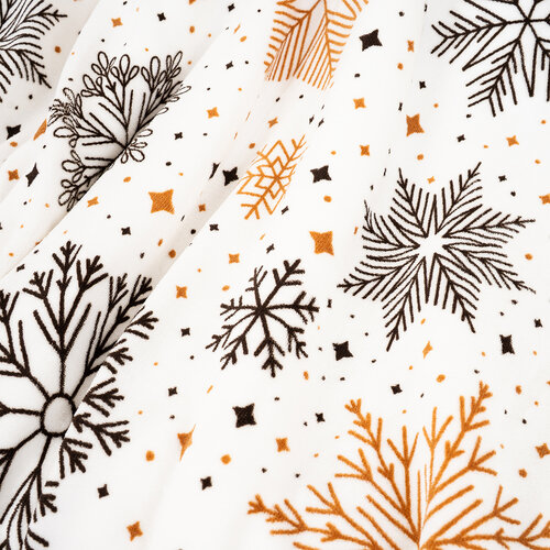 4Home gyapjú hatású pléd Snowflake Glamour, 150 x200 cm