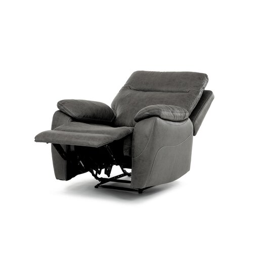 Polohovacie kreslo 4092 GREY3, vintage, sivá