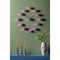 Karlsson KA5974PI design ceas de perete roz, diametru 80 cm