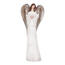 Anděl Střážný se sepnutýma rukama, bílá, polyresin, 11 x 25 x 6 cm