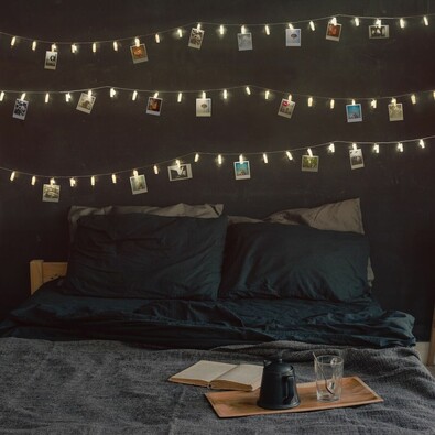 DecoKing Svetlobna veriga za fotografije toplabela, 20 LED