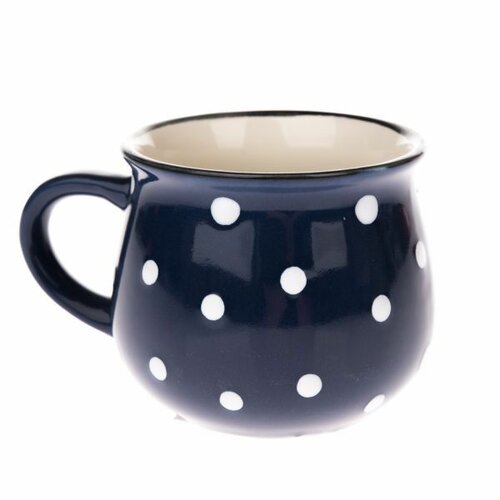Keramični lonček Dots 230 ml, modra