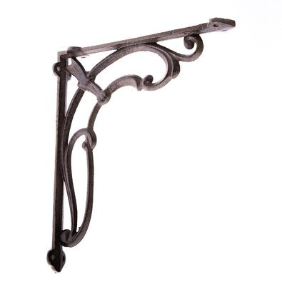 Litinová konzola Nina črna, 2,5 x 20 x 23,5 cm