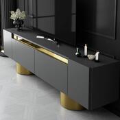 Televizní stolek Bohem Anthracite and Gold