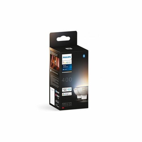 Philips Hue 8719514491588 żarówka LED WA BluetoothGU5.3 MR16, 2 szt.