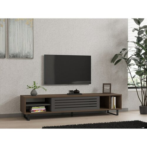 Televizní stolek Eray Walnut and Anthracite