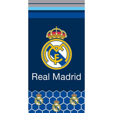 Prosop Real Madrid Hexagons, 70 x 140 cm