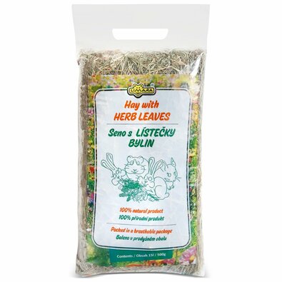 LIMARA Szénával és gyógynövénylevelekkel 15 l/500g