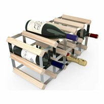 Suport 15 sticle de vin RTA, pin natural