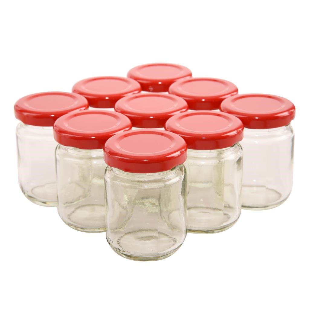 Orion 126582 Sada zaváracích pohárov s viečkom 60 ml, 9 ks