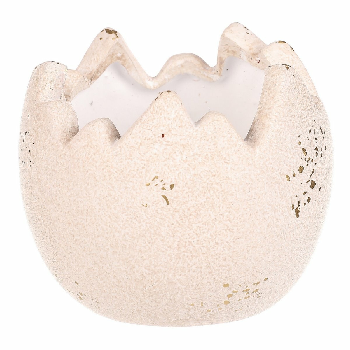 Kerámia virágtartó Álló héj, 13 x 13 x 11 cm