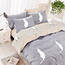 Lenjerie de pat DecoKing Kitty Bed, gri, 135 x 200 cm, 80 x 80 cm