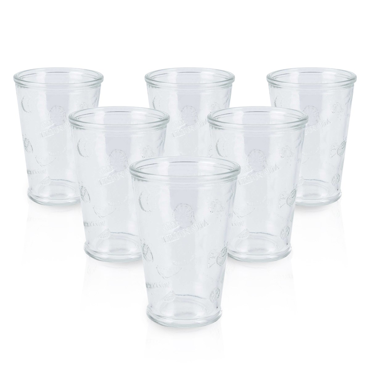 Sada pohárov Lemonade 250 ml, 6 ks