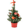 Vianočný stromček s mašľou červená, 25 cm