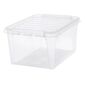 SmartStore Classic tárolódoboz fehér klipszekkel, 32 l