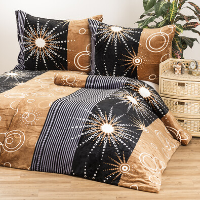 Set de lenjerie de pat din micropluș Raul, 140 x200 cm, 70 x 90 cm