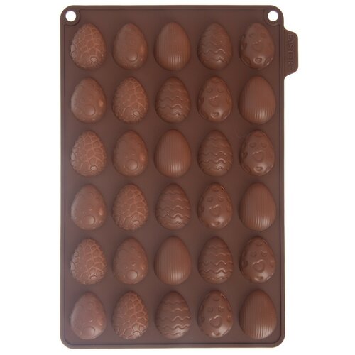 Orion Silikonska forma za čokolado Velikonočnajajca, rjava