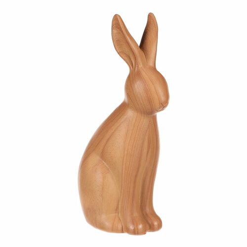 Polirezín dekoráció Nyúl, nagy figura, 12 x 7 x 21cm