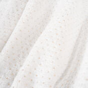 Deka Dots biela, 150 x 125 cm