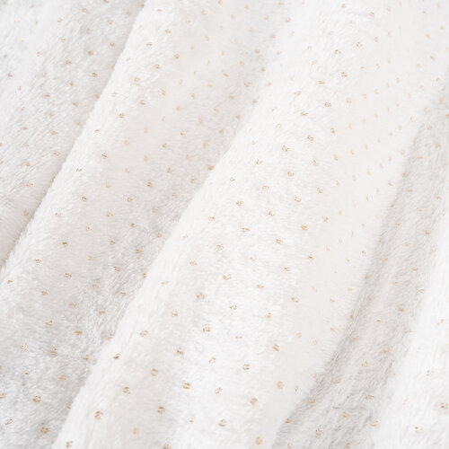 Плед Dots білий, 150 x 125   см