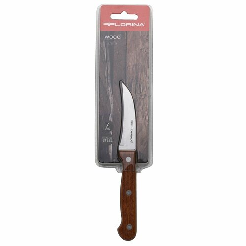 Nóż do jarzyn zakrzywiony Florina Wood, 7 cm