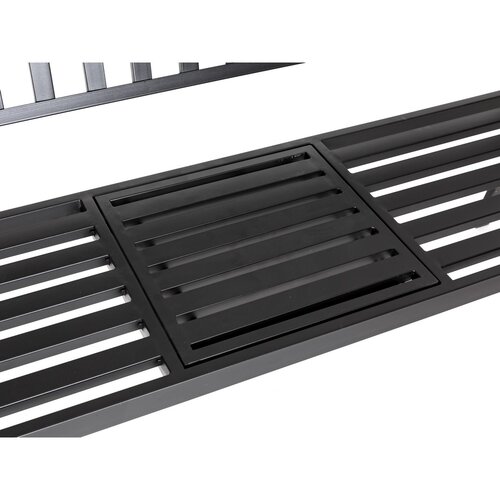 Happy Green Bank mit Ablagetisch Rea 150 x 60 x 85, schwarz