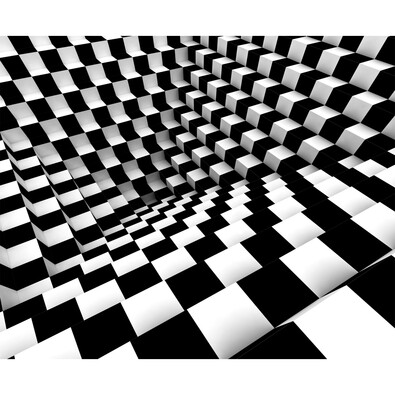 Fototapeta XXL Black & White Abstract  360 x 270 cm, 4 diely