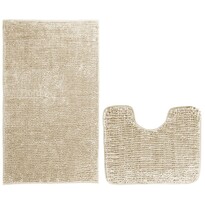 AmeliaHome Bati fürdőszobai kilépő szett, bézs, 2 db, 50 x 80 cm, 40 x 50 cm AmeliaHome Bati fürdőszobai kilépő szett, bézs, 2 db, 50 x 80 cm, 40 x 50 cm