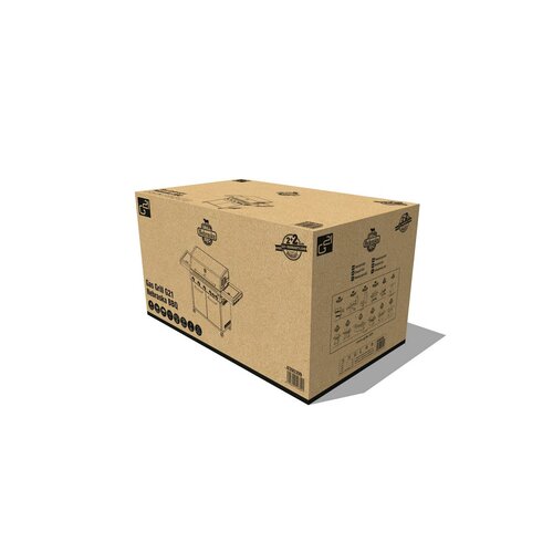 Plynový gril G21 Nebraska BBQ Premium line, 6 hořáků + zdarma redukční ventil