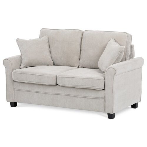 Dwuosobowa sofa ASB-4170 BGE2, manżestrowa, beżowa
