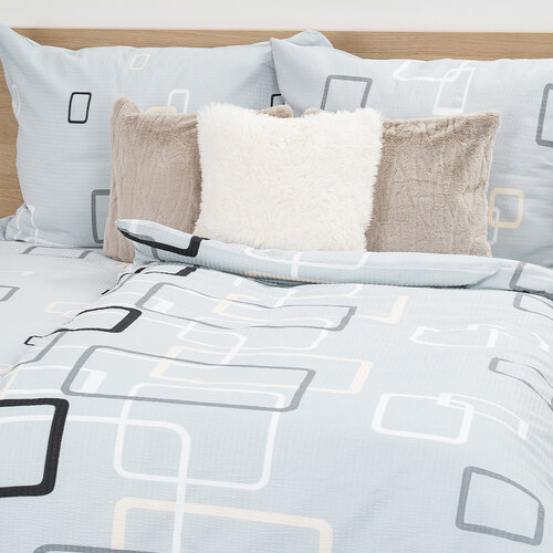4Home Крепова постільна білизна Square, 140 х 200 см, 70 х 90 см