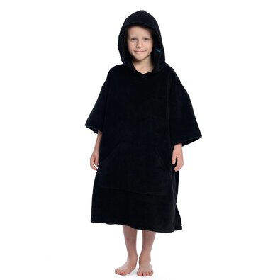 Towee Surf poncho MONO fekete, 60 x 80 cm