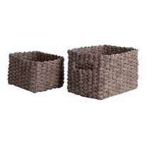 Compactor Набір плетених кошиків з 2 предметів Lisou, сірий