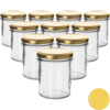 Orion Einmachgläser-Set mit Deckel 0,2 l, 10 Stück