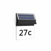 Lampă solară de exterior Philips Enkara cuLED-uri pentru numărul casei 0,2W 2700K, negru