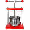 Rozsdamentes acél kézi gyümölcsprés, 3 l