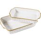 Mäser Set 2-piese de boluri de copt Pintar Punctemaro alb
