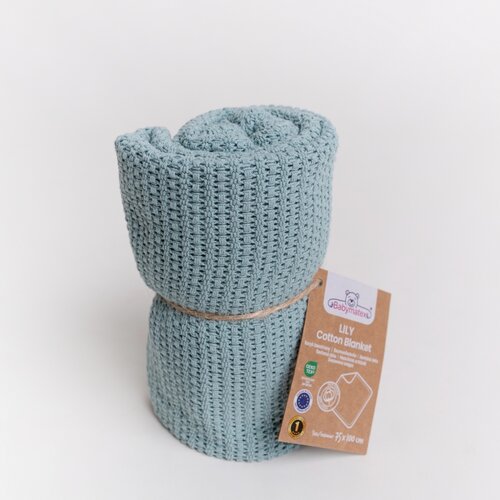 Detská deka Babymatex Lili Sea Green, 75 x 100 cm