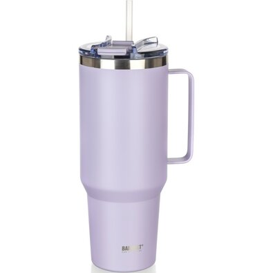 Banquet Termohrnek nerezový s uchem Twain 1200 ml, lila