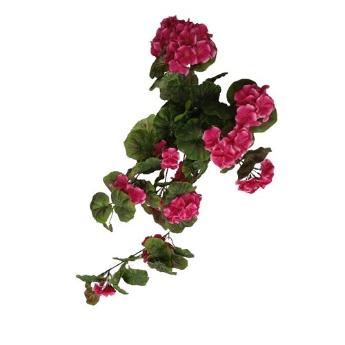 Mesterséges túlnyúlás muskátli sötét rózsaszín, 68cm