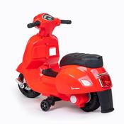 Baby Mix Dětská elektrická motorka Vespa, červená