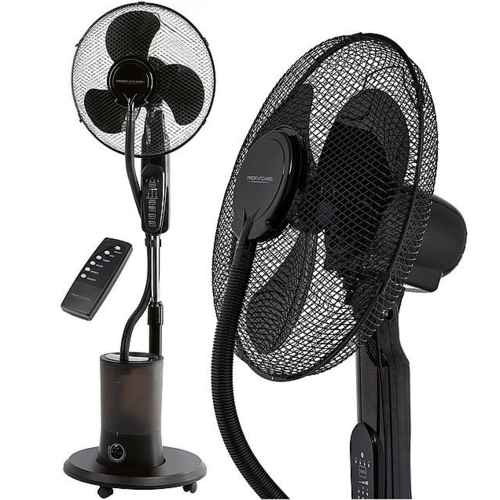 Stojanový ventilátor ProfiCare VL 3142 sozvlhčovačom vzduchu, čierny
