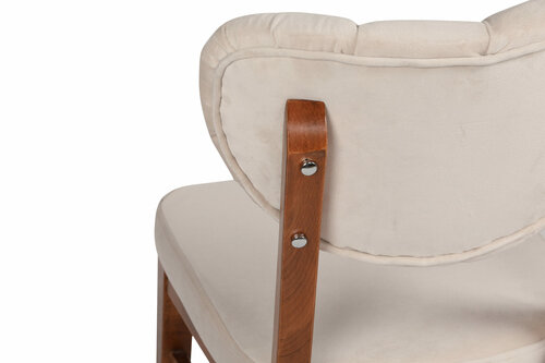 Set de scaune de sufragerie Elma Beige, 2 buc.