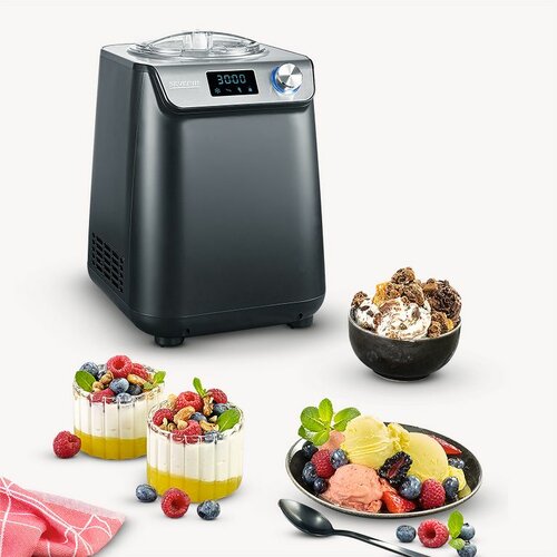 Severin EZ 7407 kompaktný zmrzlinovač a jogurtovač s aktívnym chladením