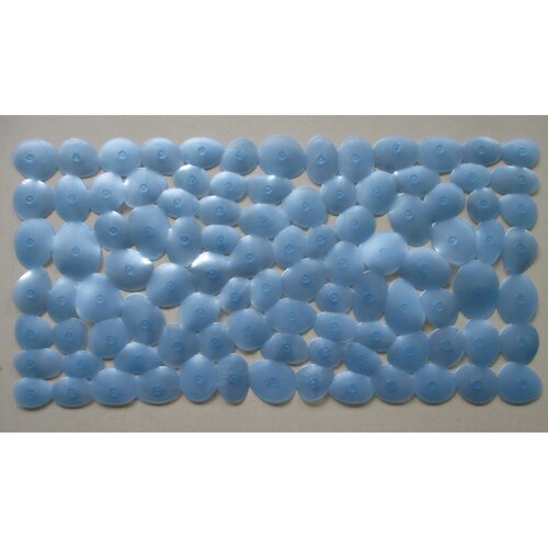 Protišmyková podložka do vany Stone modrá, 71 x 36 cm