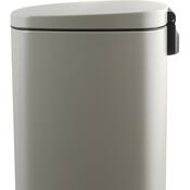 Spirella Pedálový odpadkový koš soft-close Akira 50 l, matná šedohnědá