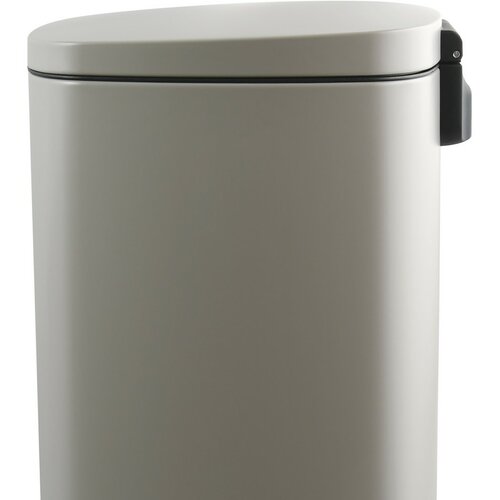 Coș de gunoi cu pedală soft-close Spirella Akira 50 l, gri-maro mat