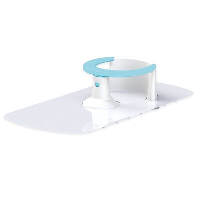 Dolu Siedzisko do wanny z przyssawką i podkładką, niebieski, 16,5 x 80 x 37,5 cm