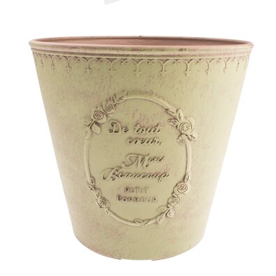 Plastik Übertopf Paris, Hellgrün, 23,5 x 22 cm