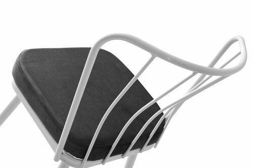 Sada jídelních židlí Yildiz Anthracite and White, 2 ks